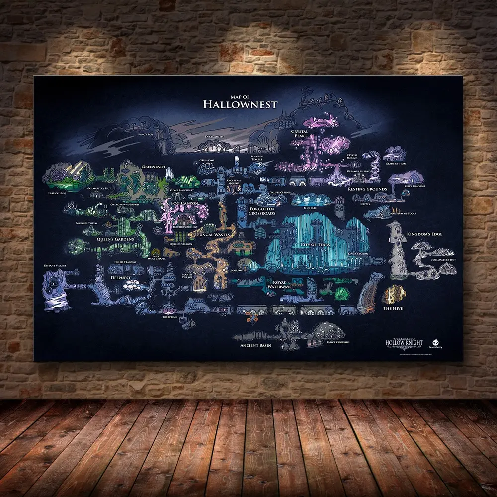 Постер с картой Халлоу-Нэста и – обзор и цена Star Map Poster