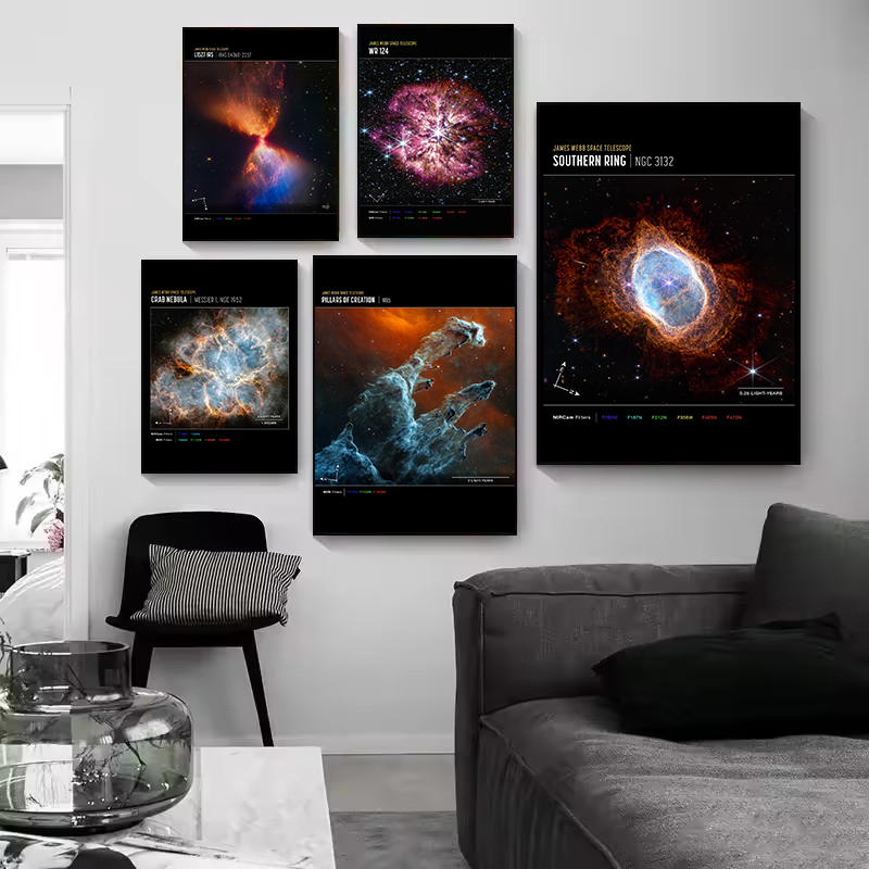 Постер с изображением телескоп – обзор и цена Star Map Poster